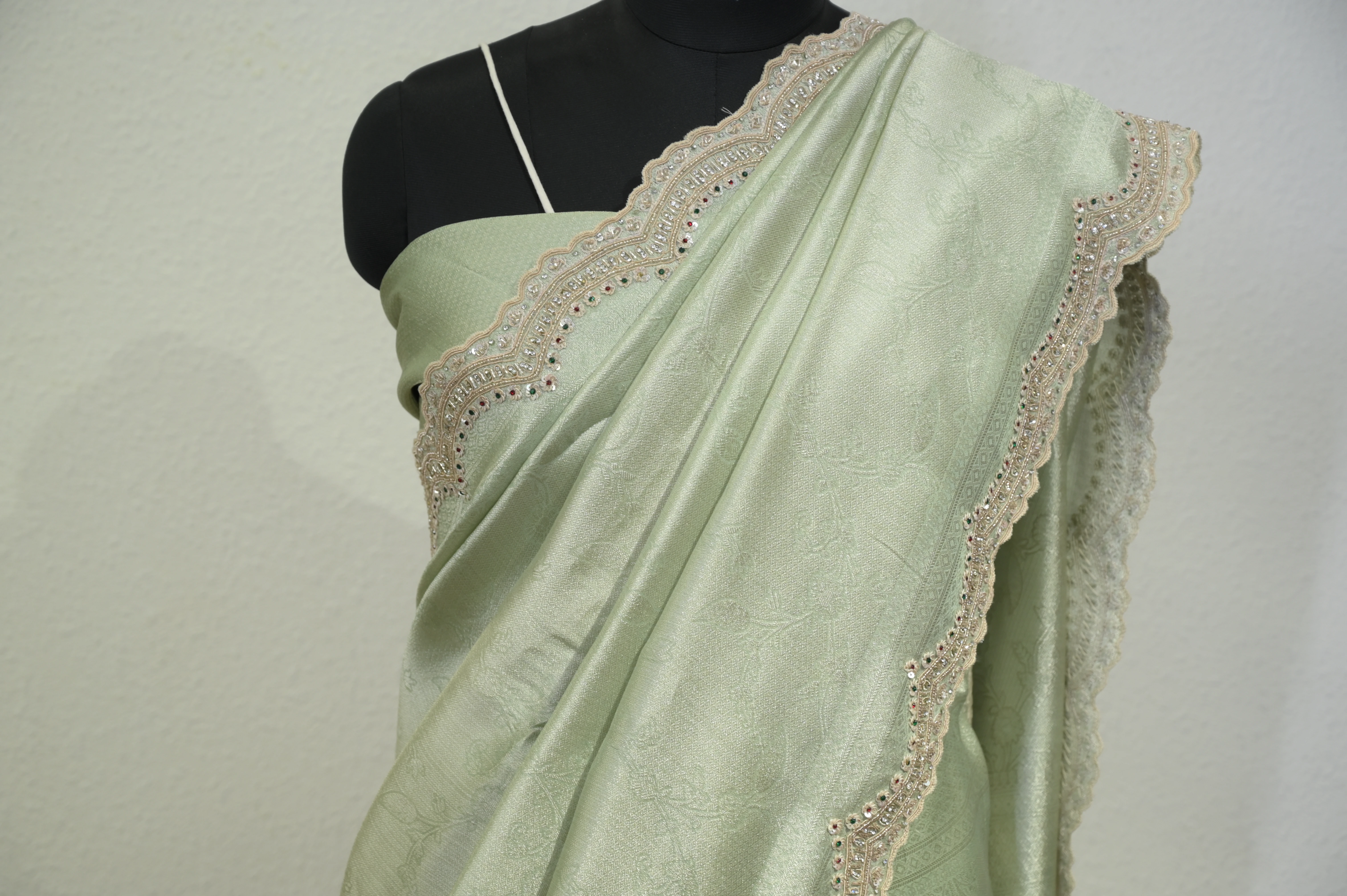 Banarsi Embroidered Saree