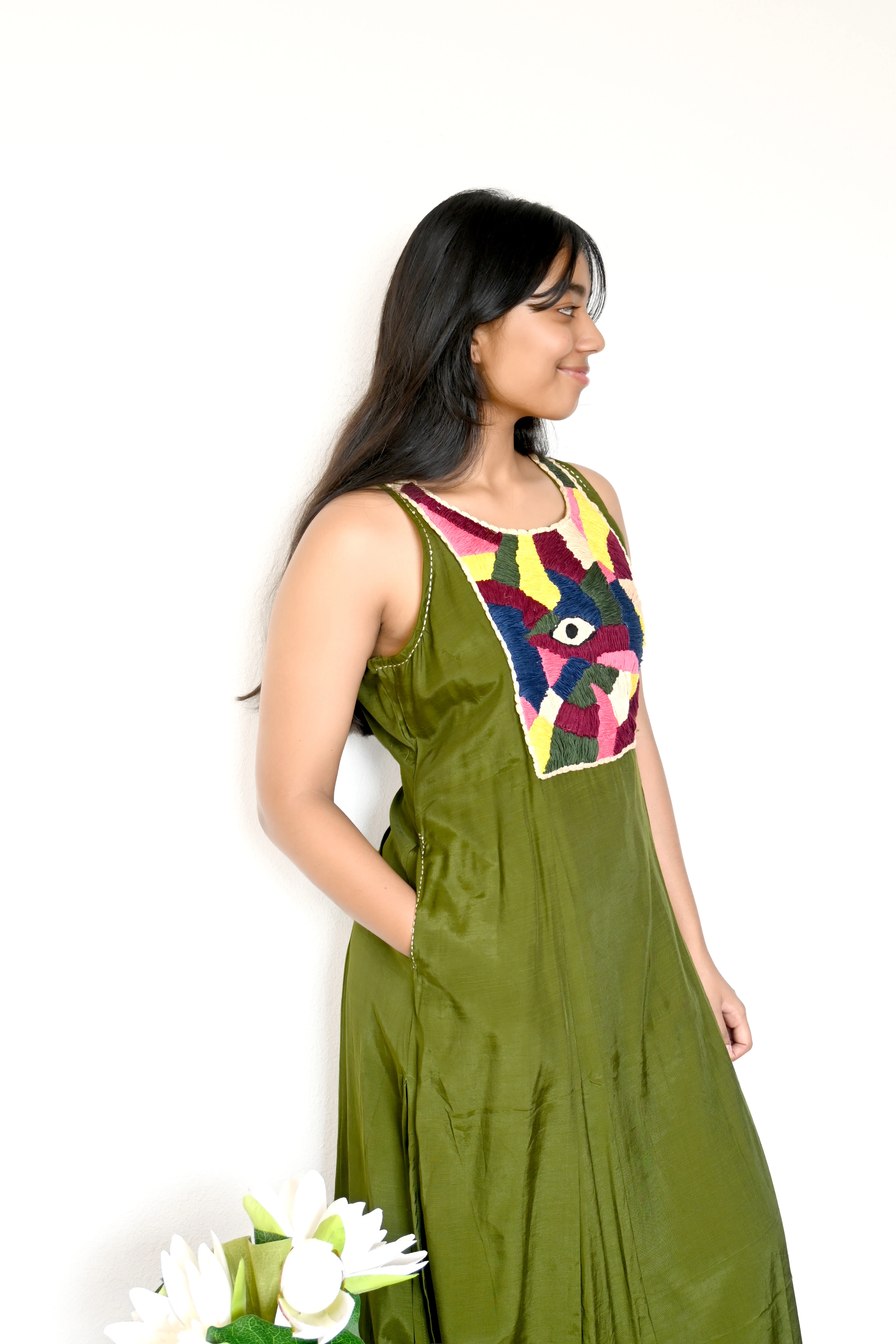 Olive Mystique Amulet Co-Ord Set